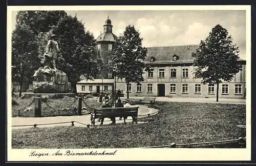 AK Siegen, Am Bismarckdenkmal