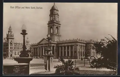 AK Durban, Post Office and Natal Bank