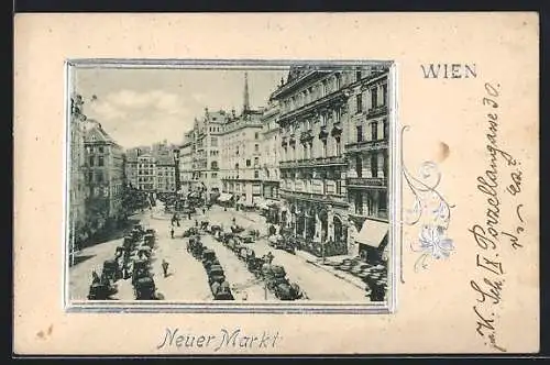 AK Wien, Reger Betrieb am Neuen Markt