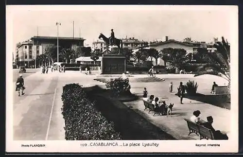 AK Casablanca, La place Lyautey