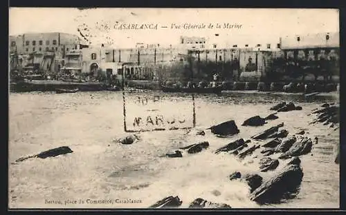 AK Casablanca, Vue Generale de la Marine