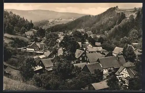 AK Rohrbach /Rudolstadt, Gesamtansicht im Tallauf