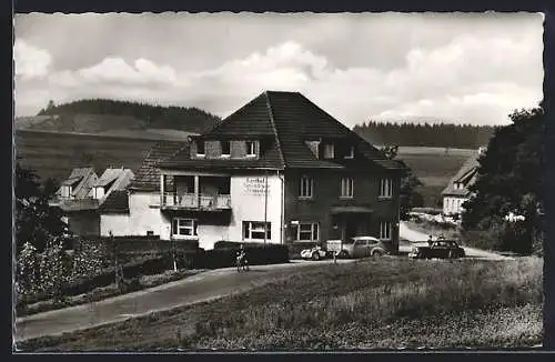 AK Meinerzhagen, Gasthof Haus Trotzenburg, Inh.: Waldemar Schemann