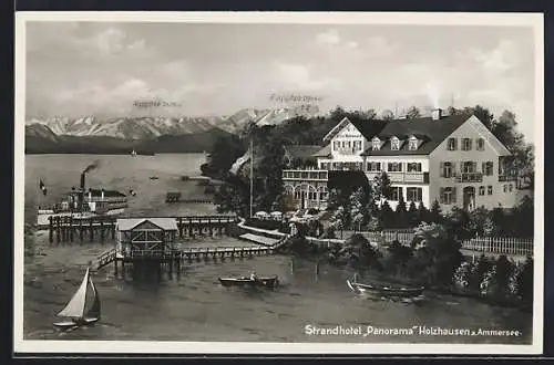 AK Holzhausen a. Ammersee, Das Strandhotel Panorama