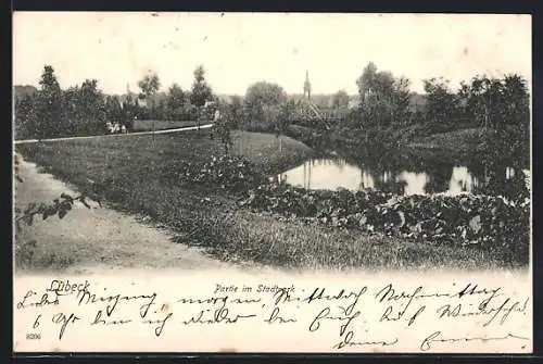 AK Lübeck, Partie im Stadtpark