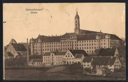 AK Ochsenhausen, Ansicht des Klosters