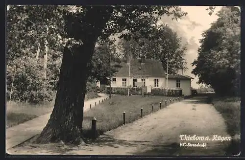 AK Thiessow a. Rügen, Das HO-Strandcafé