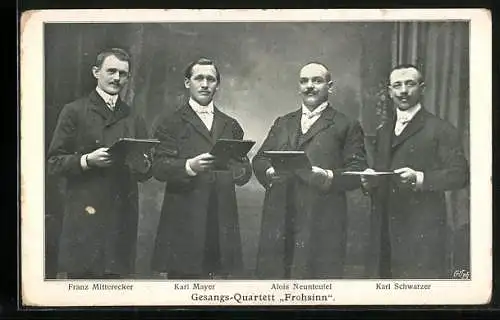 AK Gesangs-Quartett Frohsinn, Portrait