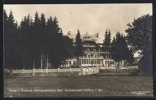 AK Höchenschwand /Schwarzwald, Hotel-Kurhaus Höchenschwand