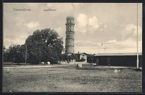 AK Travemünde, Blick zum Leuchtturm