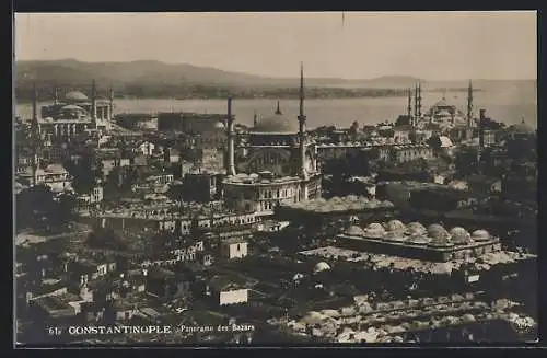 AK Constantinople, Panorama des Bazars