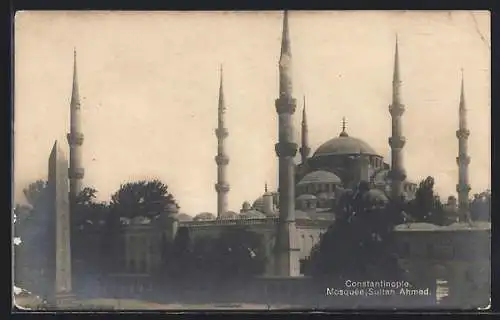 AK Constantinople, Mosquèe Sultan Ahmed