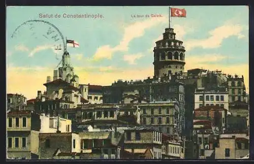 AK Constantinople, la Tour de Galata