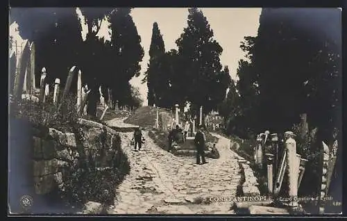 AK Constantinople, Grand Cimetiere d` Eyoub, Friedhof