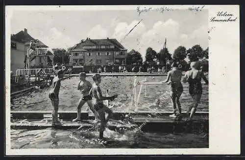 AK Uelzen, Sommerbad mit Jugendlichen