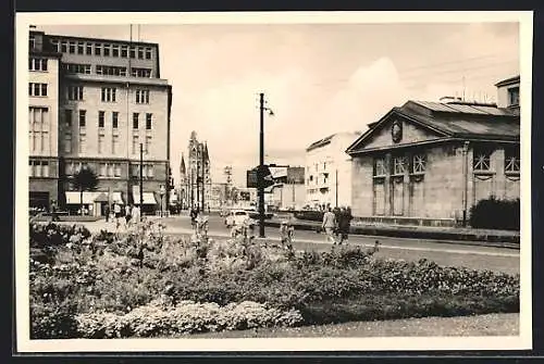 AK Berlin-Schöneberg, Wittenbergplatz mit U-Bahnhof