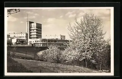 AK Stuttgart, Am Weissenhof, Höhenrestaurant & Cafe Schönblick im Bauhausstil