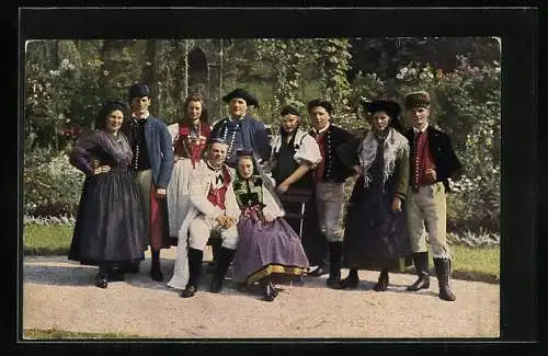 AK Schwäbische Liedergruppe Stuttgart auf der American Tour 1921, Conductor: Karl Kromer