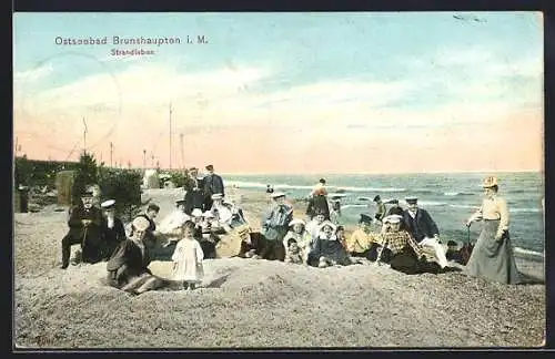 AK Brunshaupten i. H., Leben am Strand