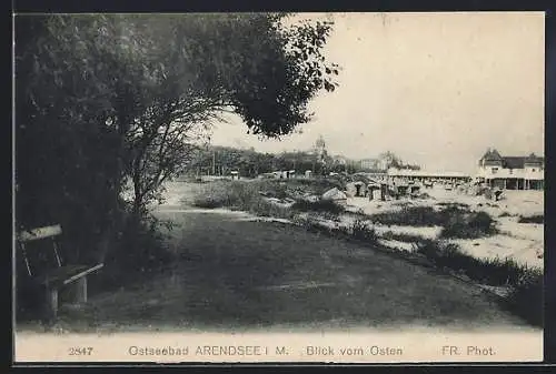 AK Arendsee /Ostsee, Blick vom Osten