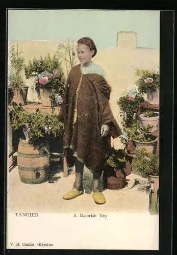 AK Tangier, A Moorish Boy, arabische Volkstypen