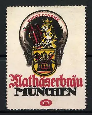 Reklamemarke Mathäserbräu München, Schutzmarke & Firmenlogo