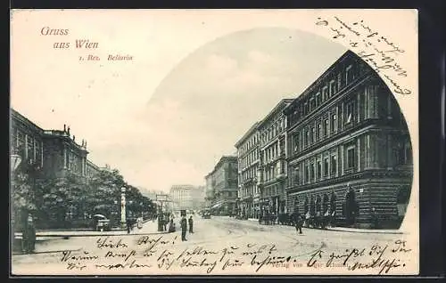 AK Wien, Blick in die Bellariastrasse