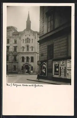AK Wien, Postgasse, Kirche zur hl. Barbara