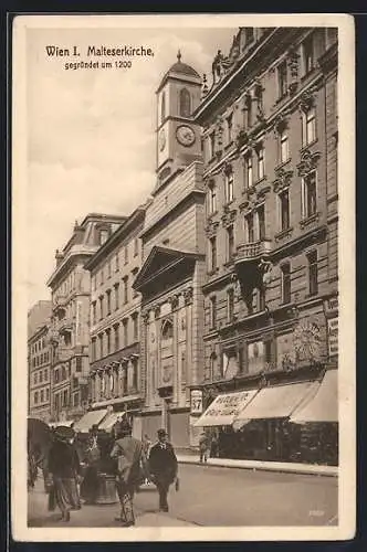 AK Wien, Malteserkirche, gegründet um 1200