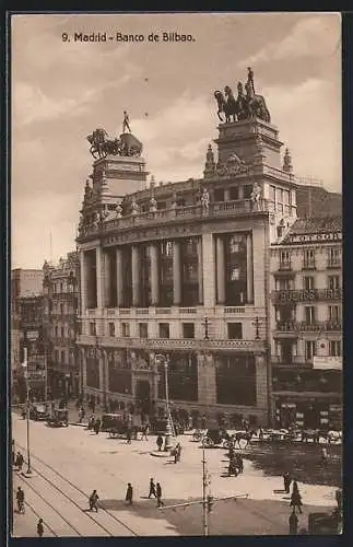 AK Madrid, Banco de Bilbao, Bankansicht