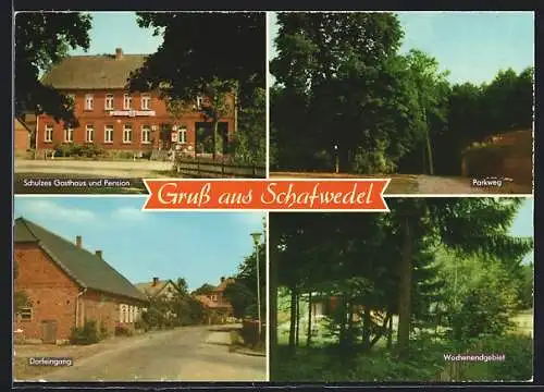 AK Schafwedel, Schulzes Gasthaus und Pension, Parkweg