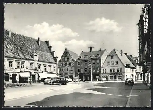 AK Herford, Neuer Markt mit Geschäften