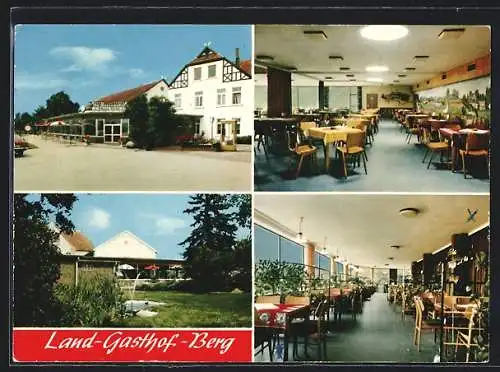 AK Rahden-Mühlendamm, Land Gasthof Berg, Am Museumshof