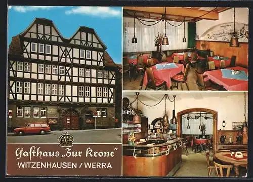 AK Witzenhausen /Werra, Gasthaus Zur Krone