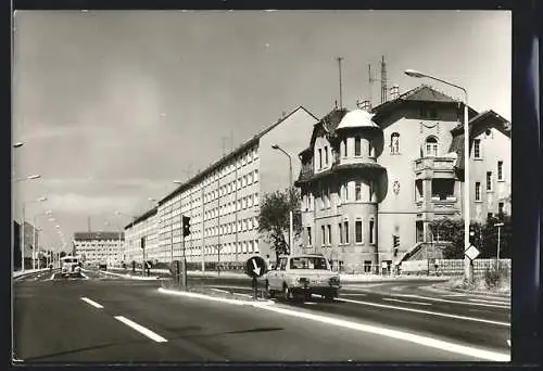 AK Salzwedel, Die Ernst-Thälmann-Strasse