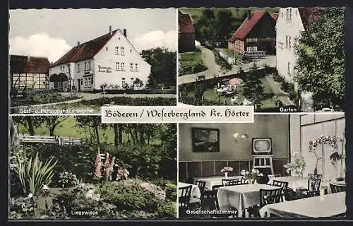 AK Bödexen /Weserbergland, Gast- u. Pensionshaus Grothe