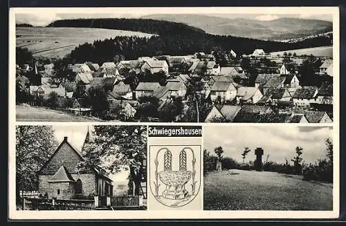 AK Schwiegershausen, Ortspanorama