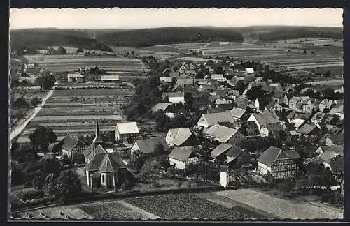 AK Sievershausen / Solling, Ortsansicht aus der Luft gesehen