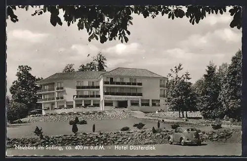 AK Neuhaus im Solling, Hotel Düsterdiek mit Anlagen