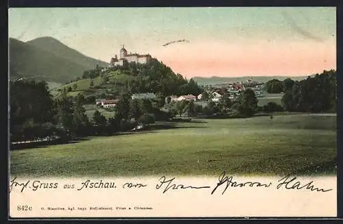 AK Aschau / Chiemgau, Ortspanorama