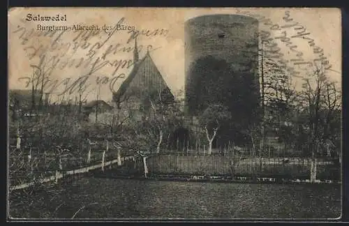 AK Salzwedel, Burgturm Albrecht des Bären