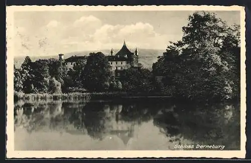 AK Derneburg, Schloss am Seeufer