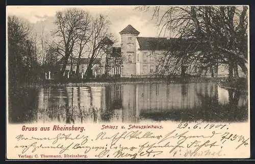 AK Rheinsberg, Schloss und Schauspielhaus