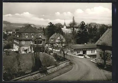 AK Oldershausen / Northeim, Strassenpartie im Ort