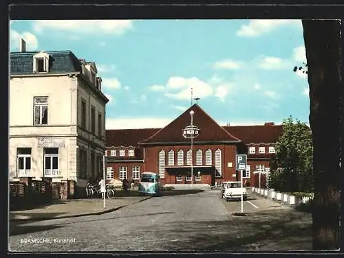 AK Bramsche, Strassenpartie am Bahnhof