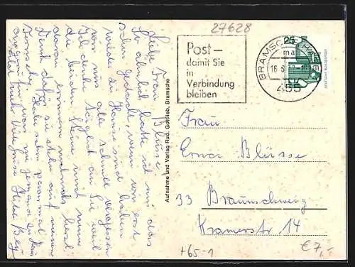 AK Bramsche, Strassenpartie am Bahnhof