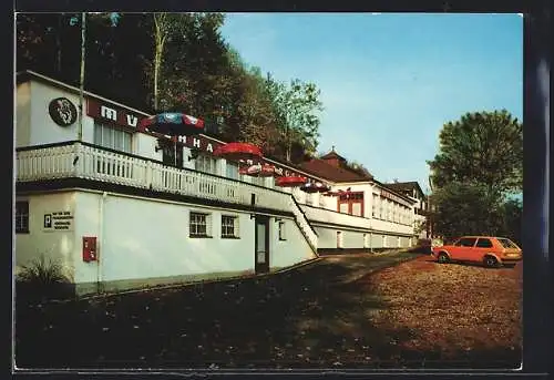 AK Bodenwerder, Cafe Restaurant Münchhausen-Berggarten