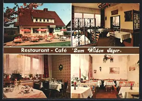 AK Silberborn / Solling, Restaurant-Cafe zum Wilden Jäger