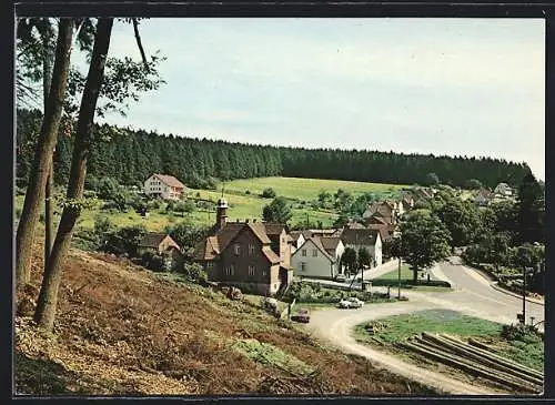 AK Neuhaus im Solling, Blick auf den Ortsteil Fohlenplacken