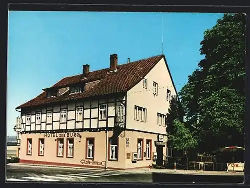 AK Polle /Weserbergland, Hotel-Restaurant zur Burg